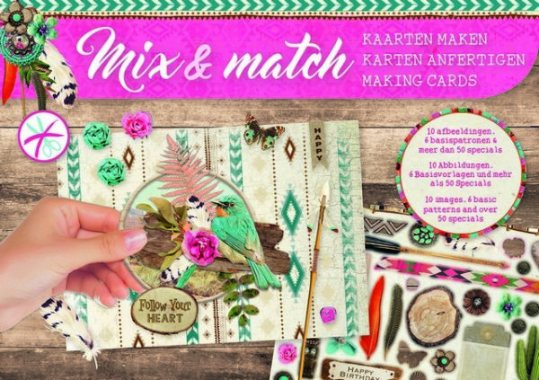 mix en match kaarten maken uitdruk boekje nr 3