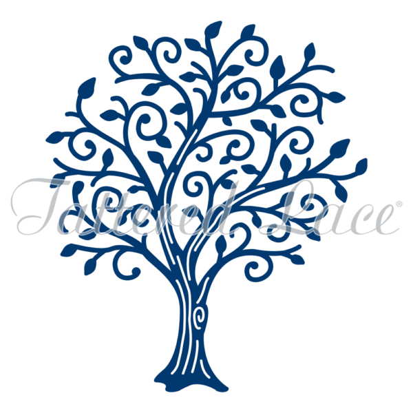 Tattered lace snijmal D322 Tree of wonder