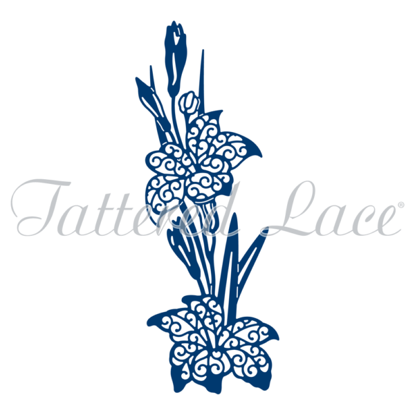 Tattered lace snijmal D642 Majestic Lily