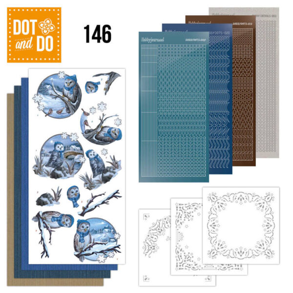 Dot & Do 146 Winter Owls  DODO146