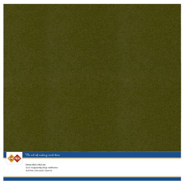 Linen Cardstock - SC - Pine Green LKK-SC55