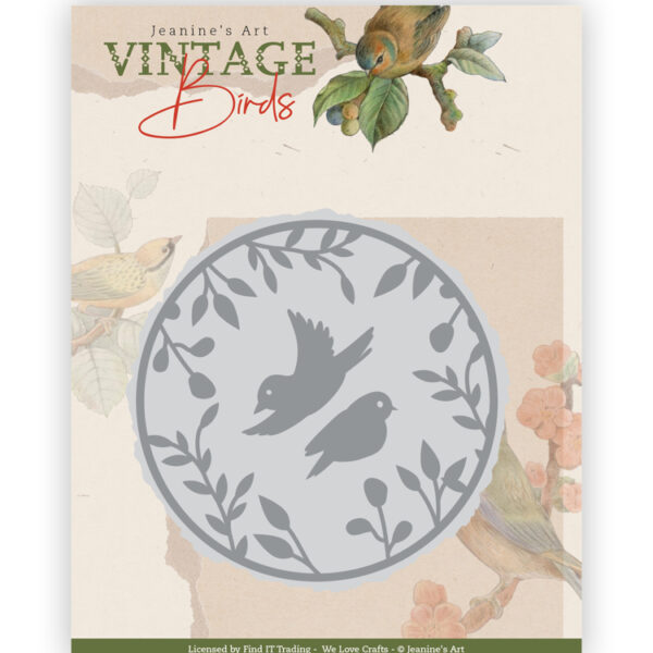 Dies - Jeanine's Art - Vintage Birds - Birds Circle JAD10173