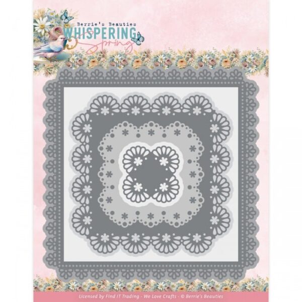 Dies - Berries Beauties - Whispering Spring - Spring Nesting Square BBD10004