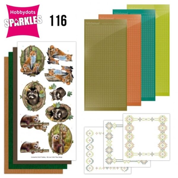 Sparkles 116 - Amy Design - Forest Animals SPDO116