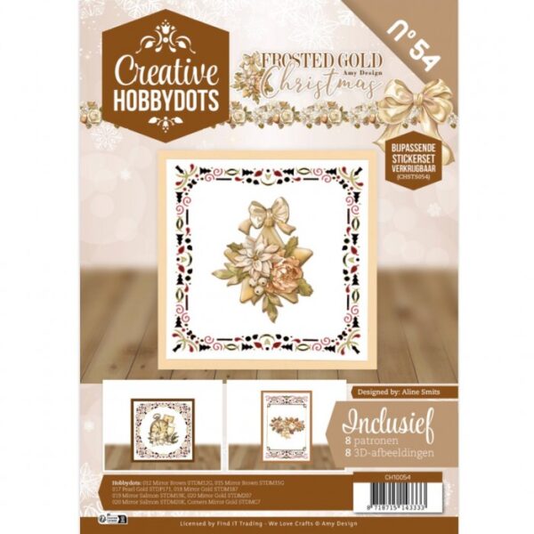 Creative Hobbydots 54 - Frosted Gold Christmas CH10054