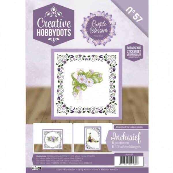 Creative Hobbydots 57 - Precious Marieke - Purple Blossom CH10057