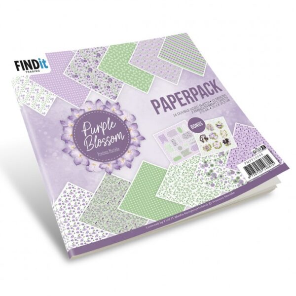 Paperpack - Precious Marieke - Purple Blossom PMPP10048