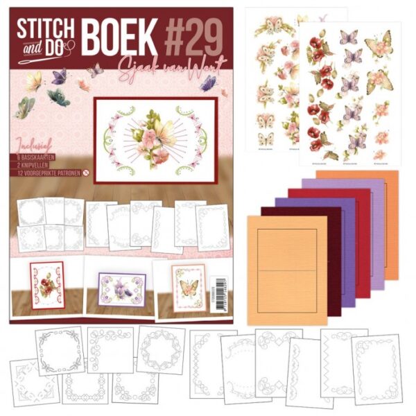 Stitch and Do Boek A6 29 - Butterflies STDOBB029